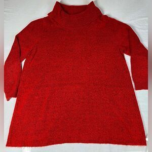 Red lane Bryant cowl neck sweater women’s size 22-24